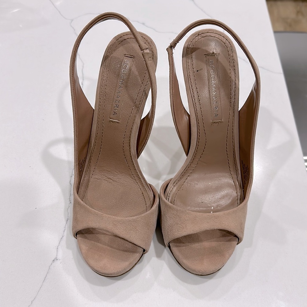 BCBG shoes, size 7,5, gently worn, nude pink color